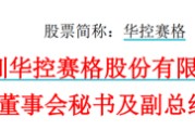 司法考试华控赛格董事长、董秘、副总经理三高管同日辞职